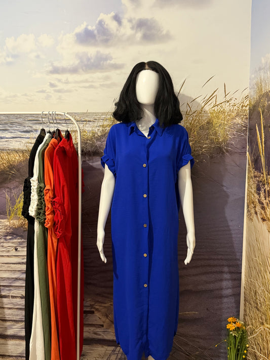 Robe Chemise Fluide | Royal